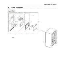 Freezer Door Parts parts for Samsung Bottom-Mount Refrigerator RF28R7201DT/AA-00 from AppliancePartsPros.com