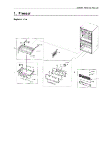 Freezer Parts parts for Samsung Bottom-Mount Refrigerator RF28R7201SG/AA-00 from AppliancePartsPros.com