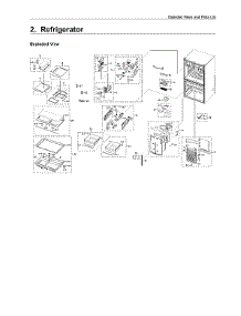 Refrigerator Parts parts for Samsung Bottom-Mount Refrigerator RF28R7201SG/AA-00 from AppliancePartsPros.com
