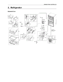 Refrigerator Parts parts for Samsung Bottom-Mount Refrigerator RF28R7351DT/AA-00 from AppliancePartsPros.com