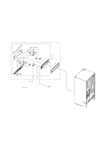 Mid Door parts for Samsung Bottom-Mount Refrigerator RF28R7351SG/AA-00 from AppliancePartsPros.com