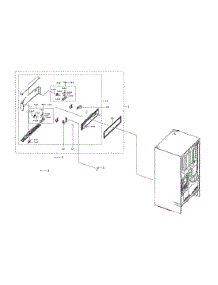 Middle Door parts for Samsung Bottom-Mount Refrigerator RF28R7351SR/AA-00 from AppliancePartsPros.com