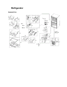 Refrigerator Parts parts for Samsung Bottom-Mount Refrigerator RF28R7551DT/AA-00 from AppliancePartsPros.com