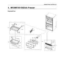 Main Unit Parts parts for Samsung Bottom-Mount Refrigerator RF28R7551SG/AA-00 from AppliancePartsPros.com