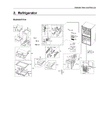 Refrigerator Assy parts for Samsung Bottom-Mount Refrigerator RF28R7551SR/AA-00 from AppliancePartsPros.com