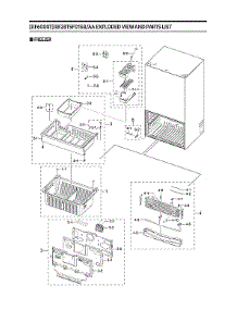 Freezer Parts parts for Samsung Bottom-Mount Refrigerator RF28T5F01SR/AA-00 from AppliancePartsPros.com