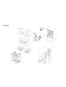 Refrigerator Parts parts for Samsung Bottom-Mount Refrigerator RF28T5F01SR/AA-00 from AppliancePartsPros.com