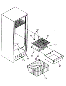Cabinet parts for Northland Upright Freezer RF293/1468 from AppliancePartsPros.com