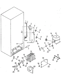 Unit parts for Northland Upright Freezer RF293/1468 from AppliancePartsPros.com