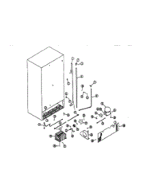Unit parts for Northland Upright Freezer RF293F from AppliancePartsPros.com
