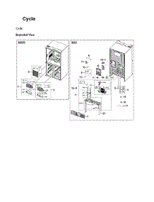 Cycle Parts parts for Samsung Bottom-Mount Refrigerator RF29A9671SG/AA-00 from AppliancePartsPros.com