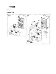 Cycle Parts parts for Samsung Bottom-Mount Refrigerator RF29A967512/AA-00 from AppliancePartsPros.com