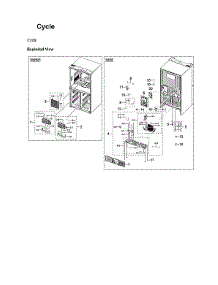 Cycle Parts parts for Samsung Bottom-Mount Refrigerator RF29A9771SR/AA-00 from AppliancePartsPros.com
