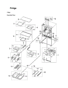 Refrigerator Parts parts for Samsung Bottom-Mount Refrigerator RF29BB8200QL/AA-00 from AppliancePartsPros.com