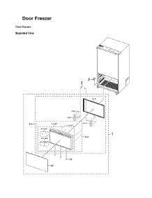 Freezer Door Parts parts for Samsung Bottom-Mount Refrigerator RF29BB89008M/AA-00 from AppliancePartsPros.com