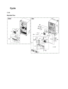Cycle Parts parts for Samsung Bottom-Mount Refrigerator RF30BB6200AP/AA-00 from AppliancePartsPros.com