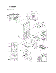 Freezer Parts parts for Samsung Bottom-Mount Refrigerator RF34H9960S4/AA-07 from AppliancePartsPros.com