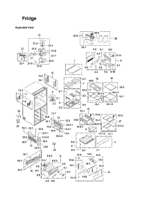 Refrigerator Parts parts for Samsung Bottom-Mount Refrigerator RF34H9960S4/AA-07 from AppliancePartsPros.com