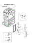 Left Refrigerator Door Parts