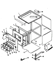 Door parts for Hot Point Electric Range RF43*R3 from AppliancePartsPros.com