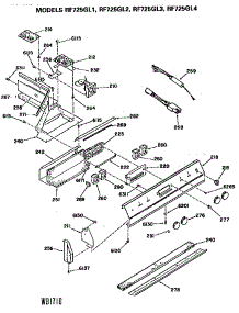 Control Panel parts for Hot Point Electric Range RF725GL1G from AppliancePartsPros.com