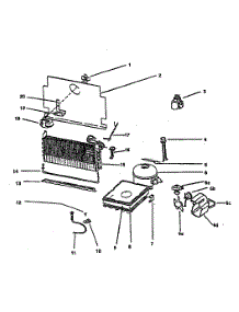 Refrigerator Unit Compartment System parts for Wc Wood Upright Freezer RFA17SCLE from AppliancePartsPros.com
