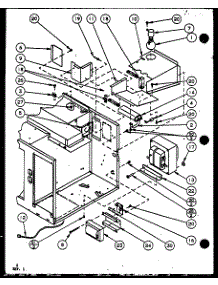 Light And Transformer parts for Amana Microwave RFS10SE-P7715406M from AppliancePartsPros.com