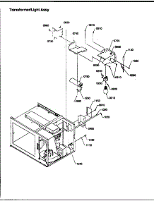 Transformer / Light Assy parts for Amana Microwave RFS59MP/P1300102MX from AppliancePartsPros.com