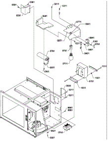 Transformer / Light Assy parts for Amana Microwave RFS9MPH-P1300408M from AppliancePartsPros.com