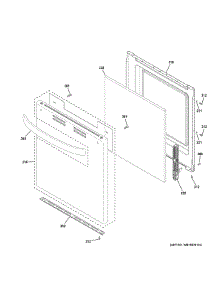 Door Parts parts for Hot Point Gas Range RGAS200DM2WW from AppliancePartsPros.com