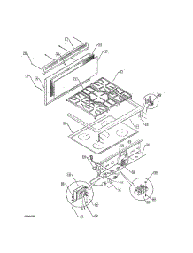 Main Top parts for Dcs Gas Range RGB-305 from AppliancePartsPros.com