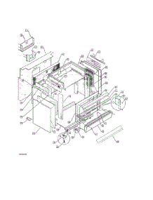 Structure parts for Dcs Gas Range RGB-305 from AppliancePartsPros.com
