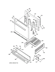 Door & Drawer Parts parts for Hot Point Gas Range RGB518PCD2CT from AppliancePartsPros.com