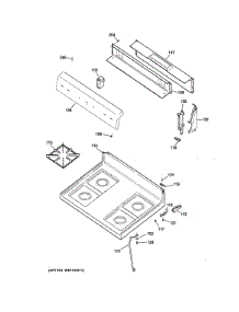 Control Panel & Cooktop parts for Hot Point Gas Range RGB525DED1WW from AppliancePartsPros.com