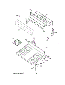 Conrol Panel & Cooktop parts for Hot Point Gas Range RGB525DEH1WW from AppliancePartsPros.com