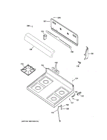 Control Panel & Cooktop parts for Hot Point Gas Range RGB525DEH3WW from AppliancePartsPros.com