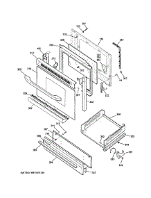 Door & Drawer Parts parts for Hot Point Gas Range RGB530DEH1BB from AppliancePartsPros.com