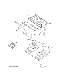 Control Panel & Cooktop parts for Hot Point Gas Range RGB530DEH3WW from AppliancePartsPros.com