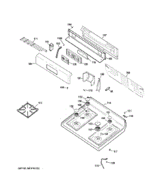 Control Panel & Cooktop parts for Hot Point Gas Range RGB780REH1SS from AppliancePartsPros.com
