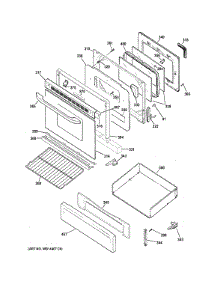 Door & Drawer Parts parts for Hot Point Gas Range RGB780REH4SS from AppliancePartsPros.com