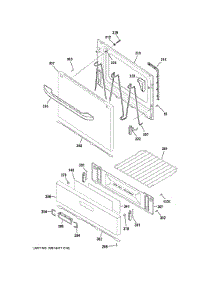 Door & Drawer Parts parts for Hot Point Gas Range RGBS300DM2WW from AppliancePartsPros.com