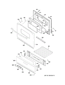 Door & Drawer Parts parts for Hot Point Gas Range RGBS330DR1WW from AppliancePartsPros.com
