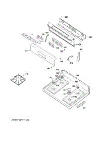 Control Panel & Cooktop parts for Hot Point Gas Range RGBS400DM2WW from AppliancePartsPros.com