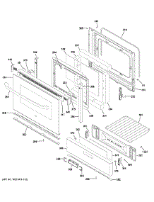 Door & Drawer Parts parts for Hot Point Gas Range RGBS400DM3BB from AppliancePartsPros.com