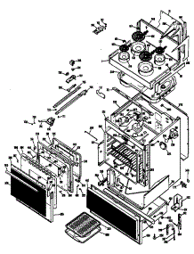 Range Assembly parts for Hot Point Electric Range RH758G*D1 from AppliancePartsPros.com