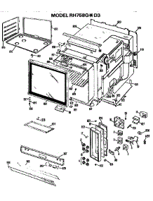 Microwave / Controls parts for Hot Point Range/Microwave Combo RH758G*D3 from AppliancePartsPros.com