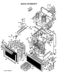Main Body / Cooktop parts for Hot Point Range/Microwave Combo RH758G*H1 from AppliancePartsPros.com