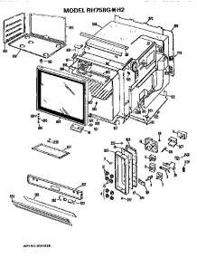 Main Body / Controls parts for Hot Point Electric Wall Oven RH758G*H2 from AppliancePartsPros.com