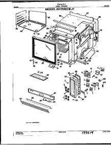 Microwave parts for Hot Point Electric Range RH758G*J1 from AppliancePartsPros.com