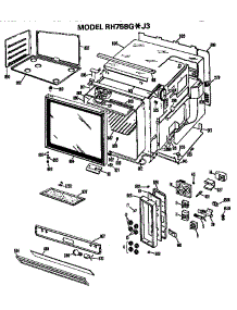 Microwave parts for Hot Point Electric Range RH758G*J3 from AppliancePartsPros.com
